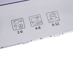 Freezer drawer panel (top/middle) 440x185mm Beko