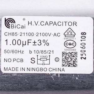 Конденсатор H.V. 1.00uF CH85 21100 2100V для мікрохвильвки Electrolux 4055064572