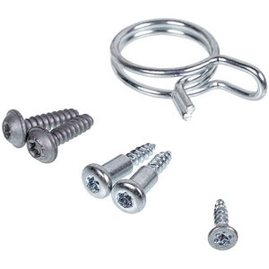 A set of fasteners for the front of the door for the Electrolux dishwasher 140125033344