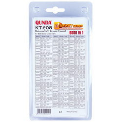 Universal remote control for air conditioner KT-e08 Qunda