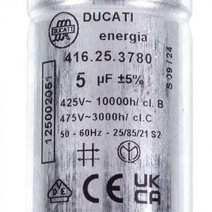 Start capacitor for Electrolux tumble dryer 1250020516