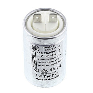 Start capacitor for Electrolux tumble dryer 1256417013