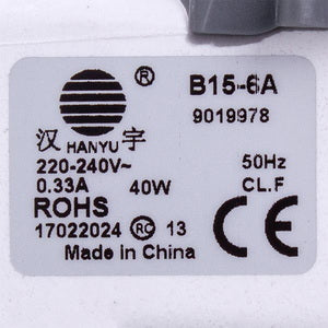 Pump 40W B15-6A Hanyu for washing machine