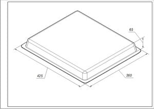 Deco enamel (deep) 565080 for Gorenje oven