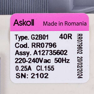 Помпа (насос) для пральної машини AEG 1325100517 RR0520 Askoll (в зборі) M144 0.2 A (контакти роздільні ззаду)