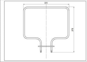 Lower oven 8072470027 1000W for Electrolux oven