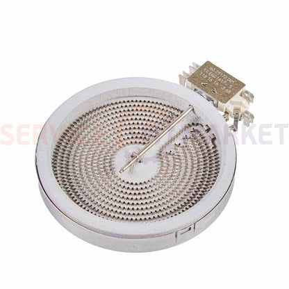 Burner 553893 EGO 1200W 10.54113.004 for Gorenje glass-ceramic surface