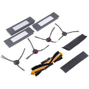 A set of HEPA filters (3 pcs) + side edge brushes (4 pcs) 950/T8 for DEEBOT OZMO robot vacuum cleaner