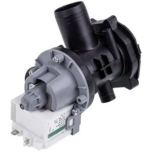 Ariston Indesit Whirlpool washing machine Drain pump (assembled) (separate pins)