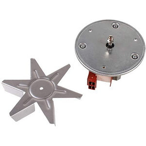 Convection fan motor + impeller for oven COK400UN D=150mm, 230V 30W L shaft 20mm (universal)