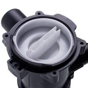 Pump housing with filter for Bosch washing machine