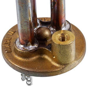 Ten flange for boiler Ariston 65114900 1200W (copper) flange 48mm, L-170mm (for anode M5)