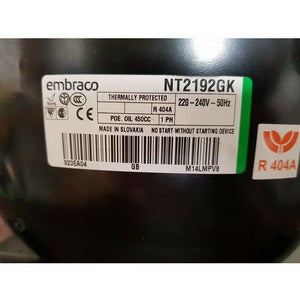 Компресор для холодильника EMBRACO ASPERA NT2192GK R404a 1053W (з пусковим реле CSIR)