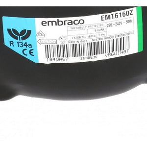 Compressor for refrigerator EMBRACO ASPERA EMT6160Z R134a 732W (with CSIR start relay)
