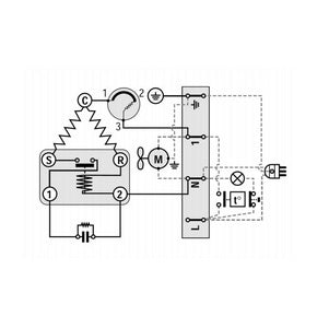 Compressor for refrigerator EMBRACO ASPERA NEK6210GK R404a 775W (with CSIR start relay)