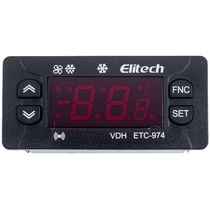 Controller Elitech ETS-974 (microprocessor 2 sensors) 220V 8A