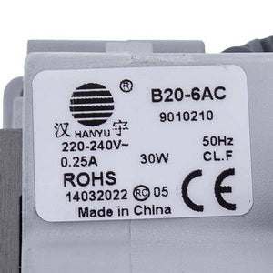 Помпа (насос) для пральної машини Indesit C00108264 HANYU 30 Вт B20-6AC (контакти:роздільні спереду, на 3 саморізи)