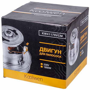 Vacuum cleaner motor KW41179VCM Koolwen 1800W D=130/84mm H=29/109mm