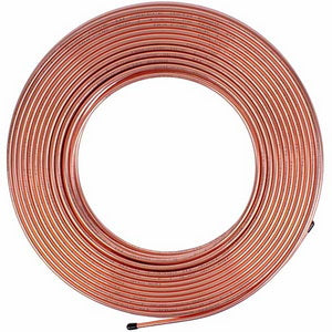 Copper pipe 1m 1/4&apos&apos (D=6mm, bay 50m) Halcor (sold in multiples of 5m)