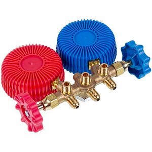 Манометричний колектор 2-вентильний XM-R536G R-22 (R-12 R-502) + шланги 3шт.x900mm