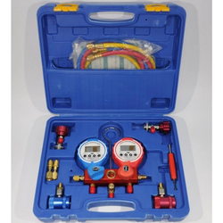 Манометричнийколектор електронний 2- вентильний KQF-338A QC-LC/H