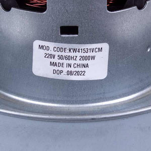 Vacuum cleaner motor KW41531VCM Koolwen 2000W D=135/84mm H=35/111mm (with protrusion)