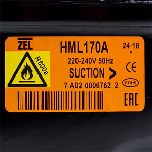 Компресор для холодильника Zanussi ZEL HML170A R600a 170W (з пусковим реле ZHB68-120P15C)