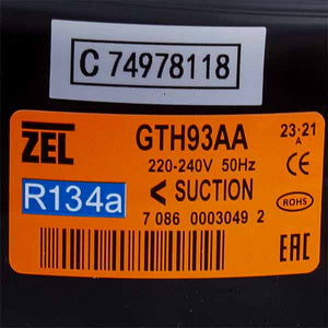 Компресор для холодильника GTH93AA Zanussi ZEL R134a 260 W (з пусковим реле)