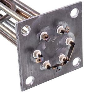 Блок тенів 15 кВт 220V (нержавіюча сталь) L=325mm фланець 100x100mm для електричного котла ELEKTROSAN