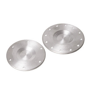 Drum flange (support) for an Electrolux vertical washing machine (2 pieces, slots, for bearing 6203)