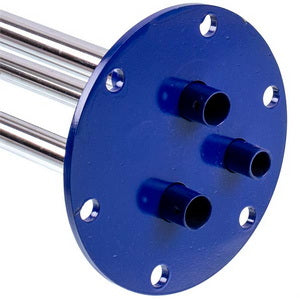 Фланець під сухі тени для бойлера TESY 102347 D зовн.=126mm L трубок=400/400/370mm (під анод M6)