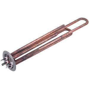 Ten flange for boiler 34013100000 Kawai 2000W (copper) L=310mm flange 64mm (for anode M4)