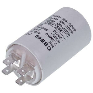 Start capacitor CBB60 for washing machine 7.5uF 450V