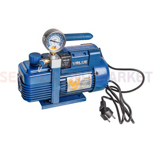 Vacuum pump with pressure gauge VI-120-SV (1 stage/57 l/min.) Value