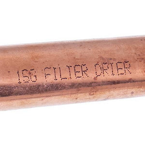 Copper filter-drier for refrigerator 15g D=5mm