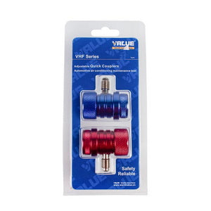 Set of refueling couplings VALUE VHF-A VHF-SA (low + high pressure) quick-release (1/4&apos&apos SAE)