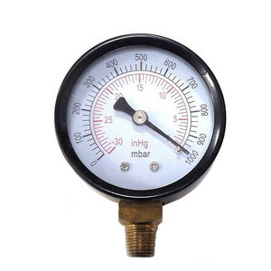 Manometer (vacuum gauge) VALUE 310500104 (body D= 50mm, bottom connection)