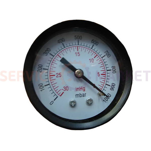 Манометр (вакуумметр) 310500106 VALUE (D корпуса=50mm, подключение сзади)