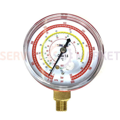 Манометр высокого давления GBH VALUE (D корпуса=68mm, R22 R410a R32)