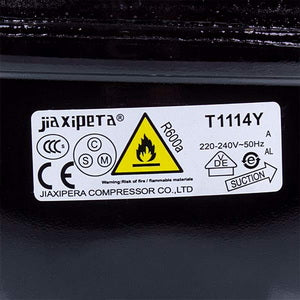 Compressor for refrigerator JIAXIPERA TT1114GY R600a 167W