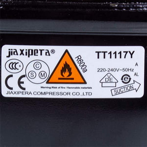 Compressor for the refrigerator JIAXIPERA TT1117GY R600a 198W