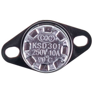 Thermostat 90°C 10A 250V KSD301 universal for boiler (normally closed)