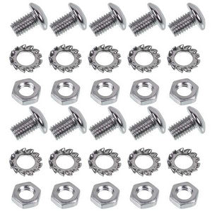 Whirlpool Flange mounting kit (10 pcs, M5x11mm, L thread=8mm) for washing machine