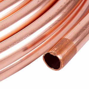 Copper pipe 1m 5/8&apos&apos (D=16mm, bay 15m) Halcor (sold in multiples of 5m)