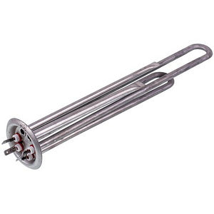 Heating element for boiler under anode 2000W (stainless steel) L=310mm flange 64mm, anode M4 Kawai