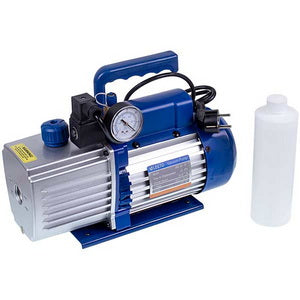 Vacuum pump with pressure gauge LEETO 2XZ-2A/C-SV (2 stages/128 l/min)