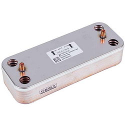 Plate heat exchanger for gas boiler Ariston 65116314 (12 plates)