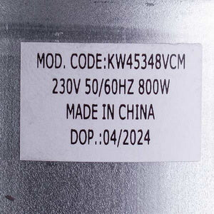 Vacuum cleaner motor KW45348VCM Koolwen 800W D=120/83mm H=26/105mm