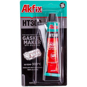 Герметик силіконовий Akfix HT300 50ml термостійкий чорний