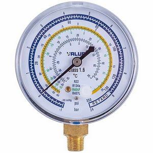 Манометр низького тиску BBL VALUE (корпус D=68 мм, R22 R134 R404 R407)